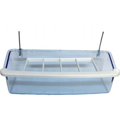 07131-Birdlife Izgaralı Şeffaf Yemlik 15cm