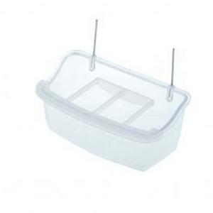 07132-Birdlife Izgaralı Şeffaf Yemlik 10cm