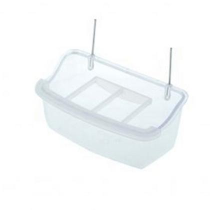 07132-Birdlife Izgaralı Şeffaf Yemlik 10cm