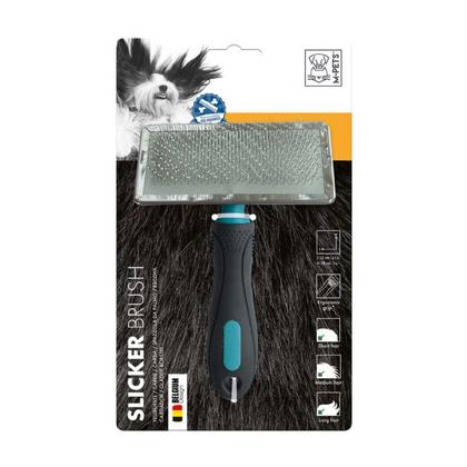 10106499 M-PETS KÖPEKLER İÇİN MASAJ UÇLU FIRÇA 12X18CM brsp