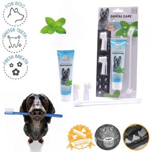 brsp 10110799 M-PETS KÖPEKLER İÇİN NANELİ DİŞ MACUNU+FIRÇA SETİ