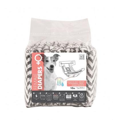 brsp 10116699 M-PETS DIAPERS DİŞİ KÖPEKLER İÇİN KÜLOT BEZ (S) 10LU