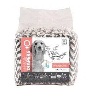 brsp 10116899 M-PETS DIAPERS DİŞİ KÖPEKLER İÇİN KÜLOT BEZ (L) 10LU