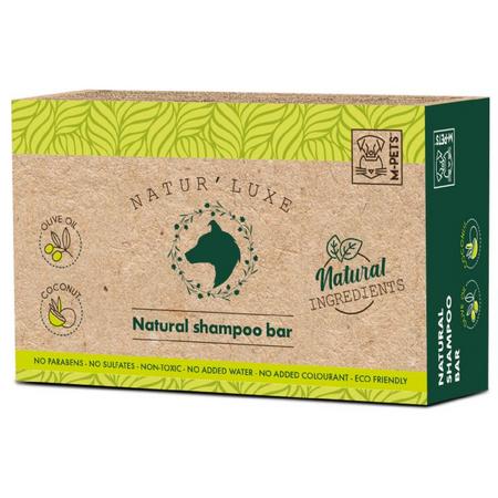 brsp 10123899 M-PETS NATURLUXE DOG SHAMPOO BAR 100GR
