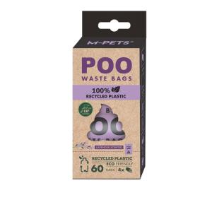 Poo 100% Recycled Dışkı Poşeti Lavanta Kokulu 4x15 Yaprak 10171399