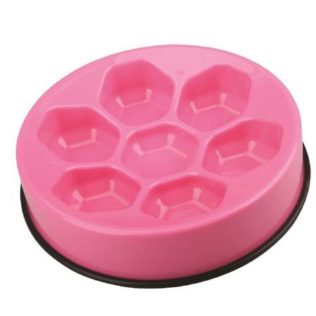 10503907 M-PETS CAVITY YAVAŞ YEME MAMA KABI 1200ML PİNK brsp