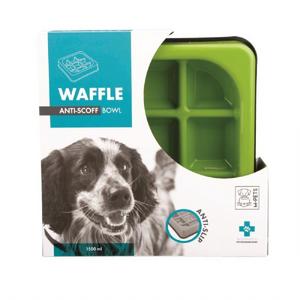 10504108 M-PETS WAFFLE YAVAŞ YEME MAMA KABI 1500ML GREEN brsp