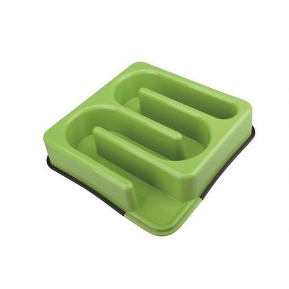 10504208 M-PETS LABRYNTH YAVAŞ YEME MAMA KABI 1200ML GREEN brsp