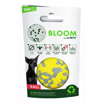 M-Pets Bloom Ball Oyuncak Topu Parçalanmaz Yellow/Gray Brsp-10643599