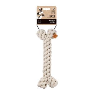 brsp 10648801 M-PETS COTO WHITE BONE 30CM ÖRGÜ KEMİK OYUNCAK 