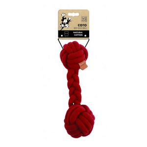 M-Pets Coto Red Duo Ball 28cm Örgü Oyuncak Brsp-10662005