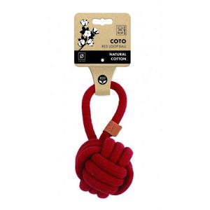 M-Pets Coto Red Loop Ball 11cm Çekmeli Örgü Top Oyuncak Brsp-10662405