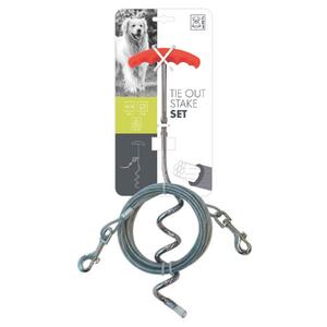 10800105 M-PETS BAĞLAMA KAZIĞI/BAĞLAMA HALAT 4,5MT/RED