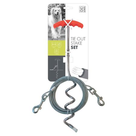 10800105 M-PETS BAĞLAMA KAZIĞI/BAĞLAMA HALAT 4,5MT/RED