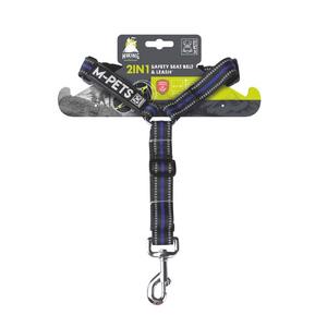 10830299 M-PETS HIKING 2IN1 GÖĞÜS TASMASI+EMNİYET KEMERLİ TASMA MAVİ