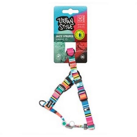 10836199 M-PETS URBAN STYLE JAZZ STRIPES GÖĞÜS TASMASI (XS) brsp