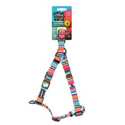 10836399 M-PETS URBAN STYLE JAZZ STRIPES GÖĞÜS TASMASI (M) brsp