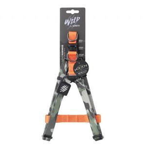 10838999 M-PETS WILD JUNGLE HARNESS (M) brsp