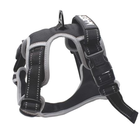 10854799 M-PETS HIKING REFLEKTÖRLÜ SOFT SIRT TASMASI BLACK (S) brsp
