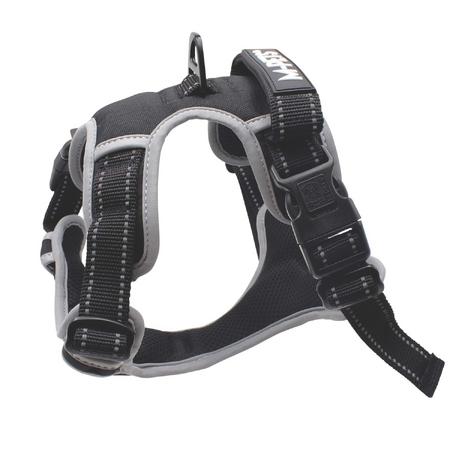 10854899 M-PETS HIKING REFLEKTÖRLÜ SOFT SIRT TASMASI BLACK (M) brsp