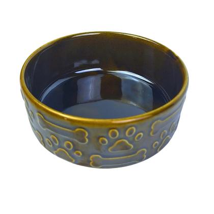 Oksit Yeşil Porselen Mama ve Su Kabı 14 CM