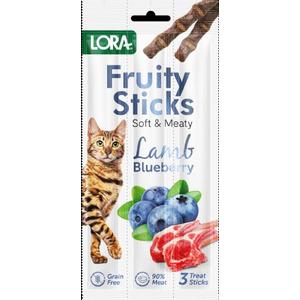 Proff Fruity Sticks Lora Kuzu Etli ve Yaban Mersinli Kedi Ödülü 3x5 Gr  lora
