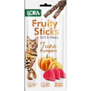 Proff Fruity Sticks Lora Ton Balığı ve Balkabaklı Kedi Ödülü 3x5 Gr lora