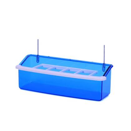 olc 15cm ızgaralı yemlik mavi