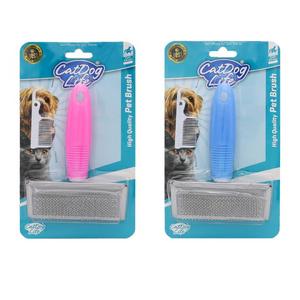 brsp 201025-CAT/DOGLİFE KEDİ ve KÖPEKLER İÇİN TELLİ FIRÇA +TARAK