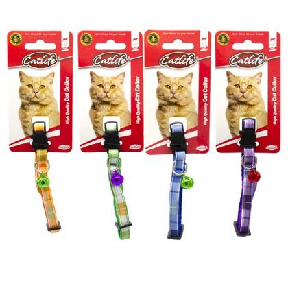 brsp 202595-CATLİFE KEDİLER İÇİN ZİLLİ BOYUN TASMASI MİX COLOR