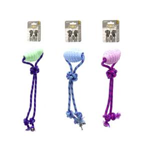 brsp 203422-DOGLİFE KÖPEKLER İÇİN KAUÇUK İPLİ BALL OYUNCAK