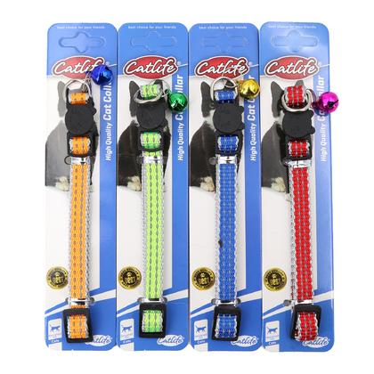 brsp 203501-CATLİFE Kediler için zilli boyun tasması MİX Color