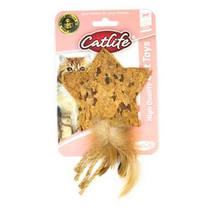 brsp 203557 CATLİFE KEDİLERİ İÇİN YILDIZ ŞEKİLLİ NATUREL OYUNCAK