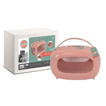 brsp 20401199 M-PETS SIXTIES CLASSIC TAŞIMA ÇANTASI PİNK 48X29X30CM 