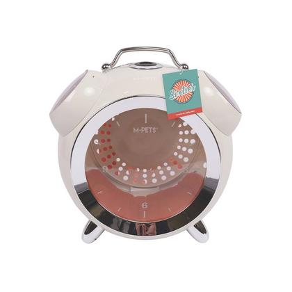 20402299 M-Pets Sixties Clock Taşıma Çantası White 40x44x26cm