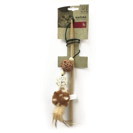 M-Pets Natura 3-Balls Kedi Oyuncağı Olta Brsp-20601599