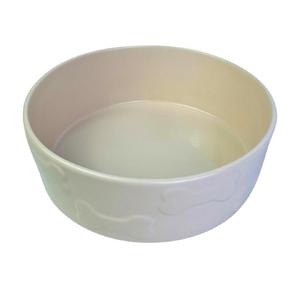 Beyaz Porselen Mama Kabı 23 CM