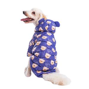 23572 Blue Teddy Büyük Irk Yağmurluk 5XL