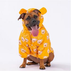 23573 Yellow Teddy Büyük Irk Yağmurluk 4XL