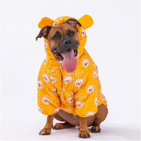 23573 Yellow Teddy Büyük Irk Yağmurluk 4XL