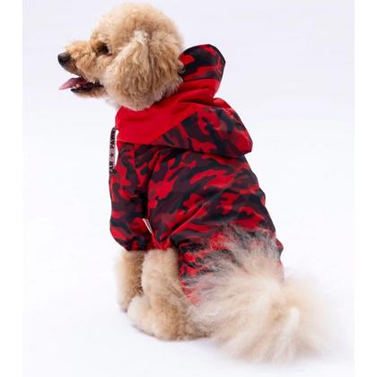 24524 Kırmızı Dijon Yağmurluk L beden