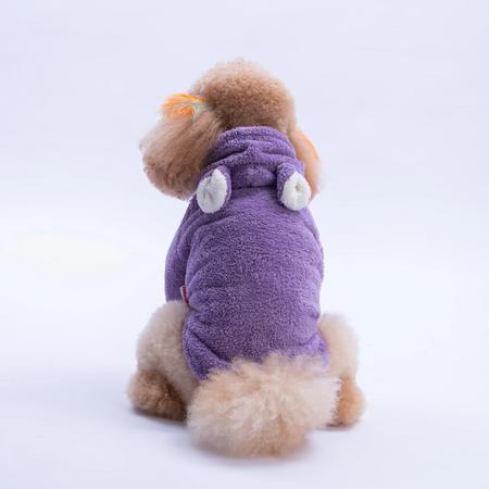 25722 Lila LuccaTeddy Hoodie L