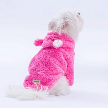 25723 Pembe LuccaTeddy Hoodie L