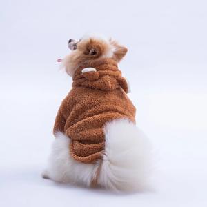 25724 Kahverengi LuccaTeddy Hoodie L