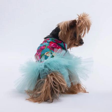 26305 Yeşil Wildflowers Elbise M Beden YPAW