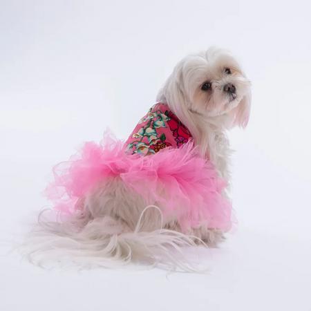 26306 Pembe Wildflowers Elbise L Beden YPAW