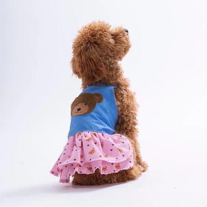 26312 Cozie Bear Denim Elbise L Beden YPAW