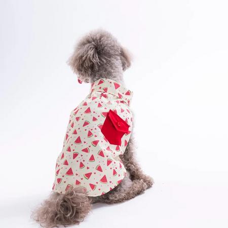 26407 Berry Crush Desenli Gömlek L Beden YPAW
