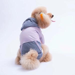 26723 Lila Sera Stripe Hoodie L Beden KPAW