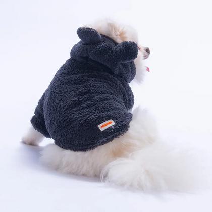 26736 Antrasit LuccaTeddy Hoodie L Beden KPAW